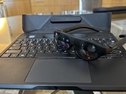 画面のないノートPC「Spacetop」を体験--ARメガネで無数のウィンドウを表示